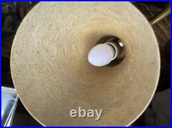 MCM Butterfly Prescolite Swiv-o-Matic Double Gooseneck Lamp With Brass Fittings