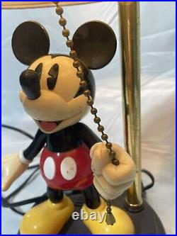 MICKEY MOUSE Vintage Disney Table Lamp ANIMATED TALKING LIGHT SOUND PARTS ONLY