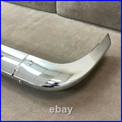 MVP BMW 2002 Rear Chrome Bumper, Short Bumpers up to 71', With 2PC Euro Tag Lamps