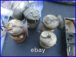 Miner's Carbide Lamps Hats Parts and Cans Vintage Montana Miners