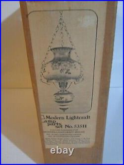 Modern Lightcraft Victorian Hanging Lamp Parts Kit Set 535H NEW Vintage 1980s