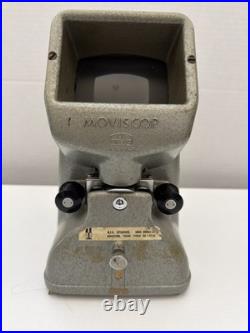 Moviola Zeiss Ikon Moviscop Editor Visor Films 8mm Vintage Lamp For Parts