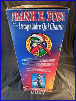 NEW SEALED Vintage Telco Frank E. Post Animated Christmas Singing Lamp Post 1997