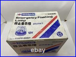 NISSAN Emergency Flashing Lamp B6870-89901 Genuine Parts with box VINTAGE