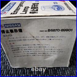 NISSAN Genuine Parts Emergency Flashing Lamp B6870-89901 12V Vintage Rare Japan