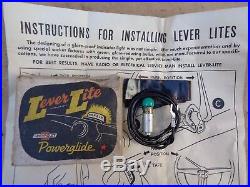 NOS 1950 1951 1952 Chevy Powerglide SHIFT INDICATOR LIGHT Accessory LEVER LITE
