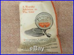 NOS Accessory Balloon Tire gauge tester air GM Ford Chevy Dodge vintage auto