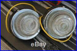 NOS BACK UP LAMPS GLASS LENS Original Vintage Accessory ford chevy dodge truck