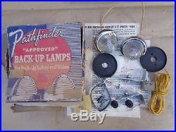 NOS PATHFINDER BACK UP LAMPS Original Vintage Accessory ford chevy dodge truck