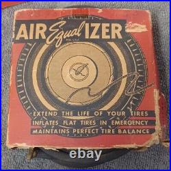 NOS RARE AIR EQUILIZER ACCESSORY 1930s 1940s SPARE TIRE AIR GM FORD CHEVROLET