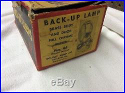 NOS Vintage Do-Ray Lamp Co. #44 Stop lamp 3 light Red 6 Volt Low rider Hot Rod