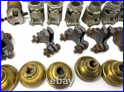 NOS Vintage Electric Light Bulb Sockets Lamp Light Fixture 45 pc Lot Leviton