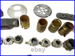 NOS Vintage Electric Light Bulb Sockets Lamp Light Fixture 45 pc Lot Leviton