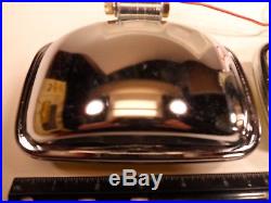 NOS Vintage Kmart Chrome Rectangular Off-Road Fog Lamp Light Set Made Japan 12V