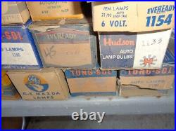 NOS new Vintage Car GM Ford Mopar Lamp Light Bulb Lot Parts Bulbs Pkg Hundreds