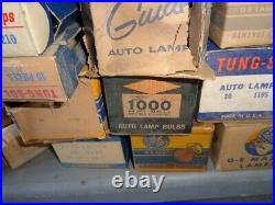 NOS new Vintage Car GM Ford Mopar Lamp Light Bulb Lot Parts Bulbs Pkg Hundreds