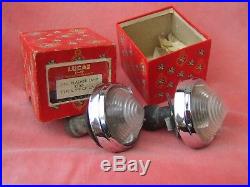 New Pair Genuine Lucas L539 Front Side Light And Indicator Lamps Bmc Mga Etc