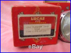 New Pair Genuine Lucas L539 Front Side Light And Indicator Lamps Bmc Mga Etc