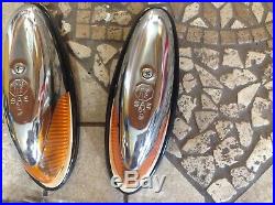 New old STOCK Pair Amber clearance lamp PM 112 MARKER light vintage Truck CAB