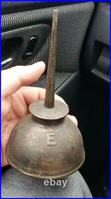 Old 1900s Original Ford motor oil auto Can accessory vintage tool kit Authentic
