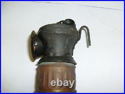 Old Vintage Auto-Lite Carbide Miner's Lamp untested for parts