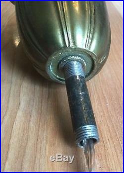 Old Vtg Antique Torchiere Floor Lamp Lighting Solid Brass Fitter Socket Part