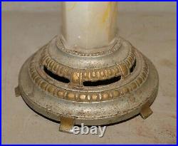 Onyx cast plated smoking dressing stand lamp art deco collectible vintage parts