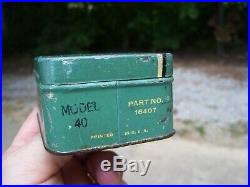 Original 1930s Ford Emergency kit box w nos spare head lamps tail vintage lights