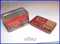 Original 1940' s 1950' s Vintage Accessory Pep boys Bulb kit auto light can box