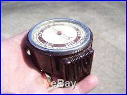 Original 1940s Accessory Altimeter barometer GM Ford Chevy Dodge vintage auto