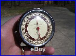 Original 1940s Accessory Altimeter barometer GM Ford Chevy Dodge vintage auto