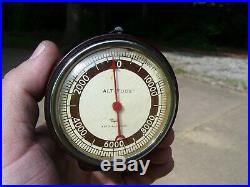 Original 1940s Accessory Altimeter dash gauge GM Ford Chevy Dodge vintage auto