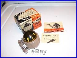 Original 1940s Accessory Compass dash gauge GM Ford Chevy Dodge vintage auto
