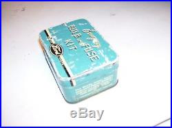 Original Ford motor automobile Emergency kit accessory vintage parts box tin