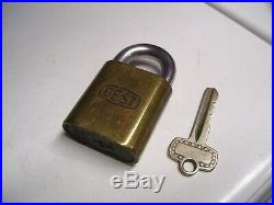 Original Ford motor co. Automobile Brass padlock tool kit old lima lock vintage