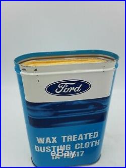 Original NOS Ford Motor Automobile can dust kit accessory Vintage parts box tin