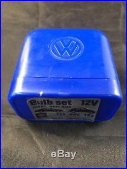 Original VW OSRAM Lamp Light Bulb Fuse Box Volkswagen Bug Blue Vintage Holder