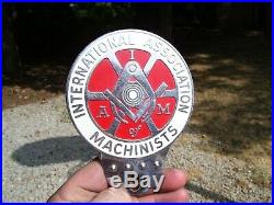 Original nos 1950s Accessory vintage License plate topper scta GM Ford Chevy