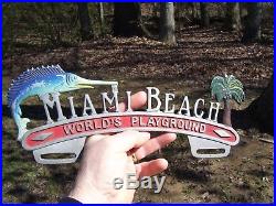 Original vintage Automobile Florida vacation promo topper gm auto part bomba