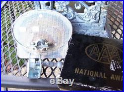 Original vintage nos 50s AAA auto club license plate topper bumper emblem old gm