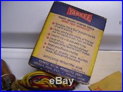 Original vintage nos Chrome YANKEE auto hazard warning flasher switch gm chevy