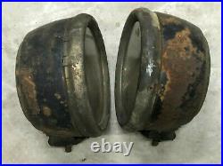 PAIR Early VINTAGE DODGE BROTHERS headlights Parts HEAD LAMPS Car Auto OLD