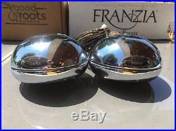 PAIR GUIDE 2013-A 6V vintage 4-5/8 Fog LAMP LIGHTS w brackets 1947 1948 CHEVY