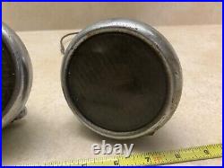 PARTS LOT #134 pair VintAgE cowl LAMP 1920's 30's early Auto LIGHT trUCk fenDer