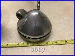 PARTS LOT #134 pair VintAgE cowl LAMP 1920's 30's early Auto LIGHT trUCk fenDer