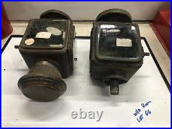 PARTS LOT #66 Vintage Old BRASS ERA Car Parts Light Lamp Carriage Automobile Car