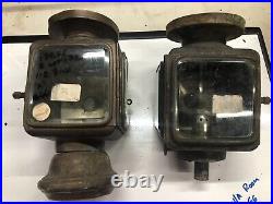 PARTS LOT #66 Vintage Old BRASS ERA Car Parts Light Lamp Carriage Automobile Car