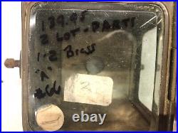 PARTS LOT #66 Vintage Old BRASS ERA Car Parts Light Lamp Carriage Automobile Car