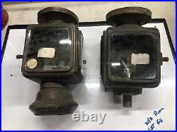 PARTS LOT #66 Vintage Old BRASS ERA Car Parts Light Lamp Carriage Automobile Car