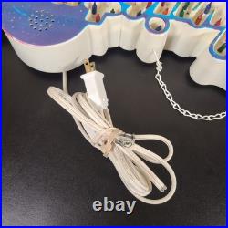 PARTS/REPAIR VTG 90s Holiday Workshop Merry Christmas 24 Animated Lighted Sign